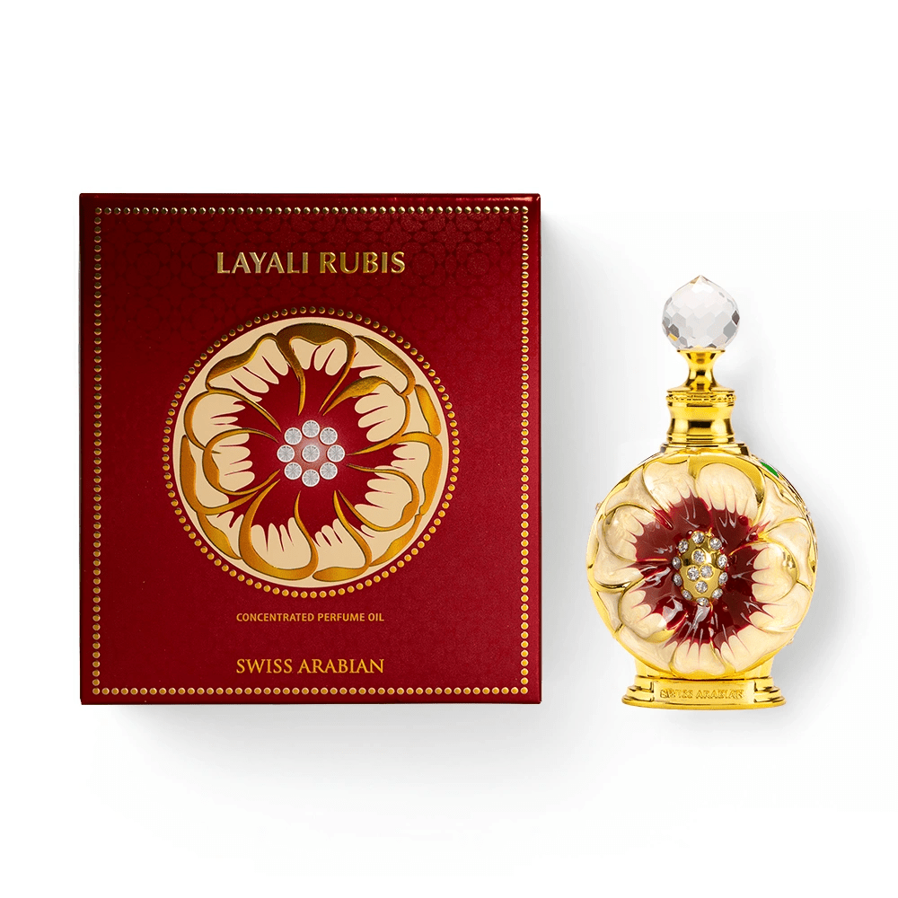 Swiss arbian Layali Rubis Perfumes Oils 15ml for Woman's
