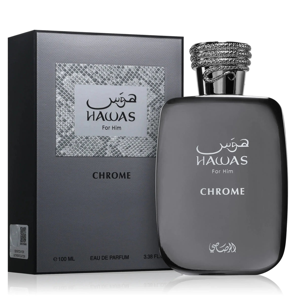 Hawas Chrome 100ml EDP for Men's