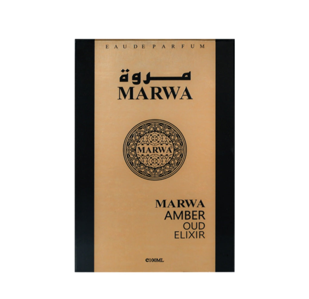 MARWA AMBER OUD ELIXIR 100ml EDP for Unisex By mahabub perfumes