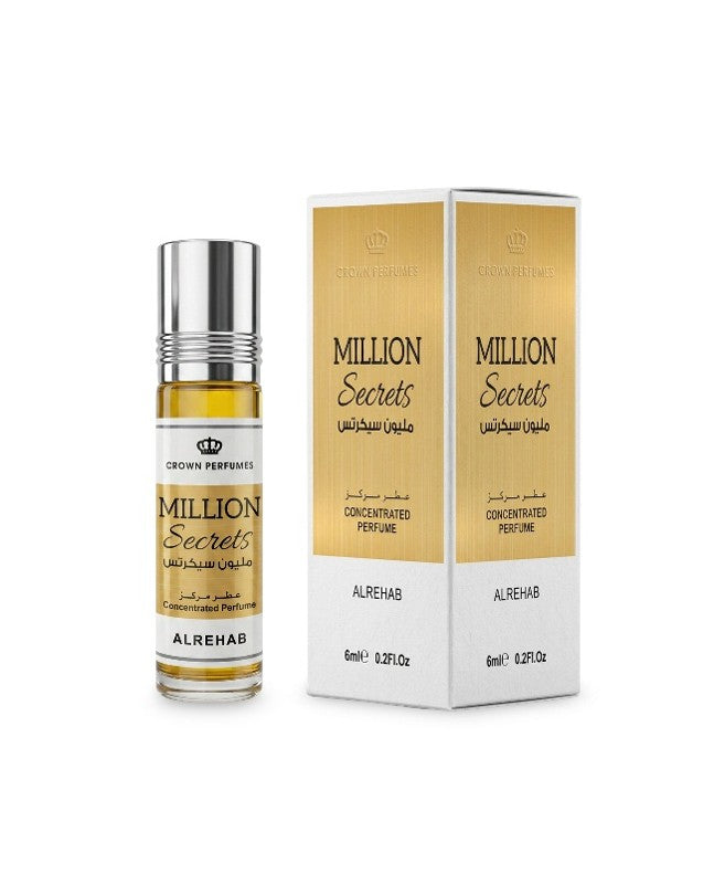 Million Secrets Perfume Oil 6ml for Unisex By Al Rehab