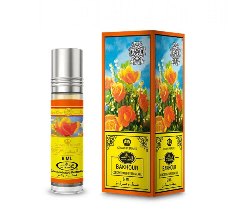 Bakhour 6ml Oils perfumes EDP Unisex By Al Rehab