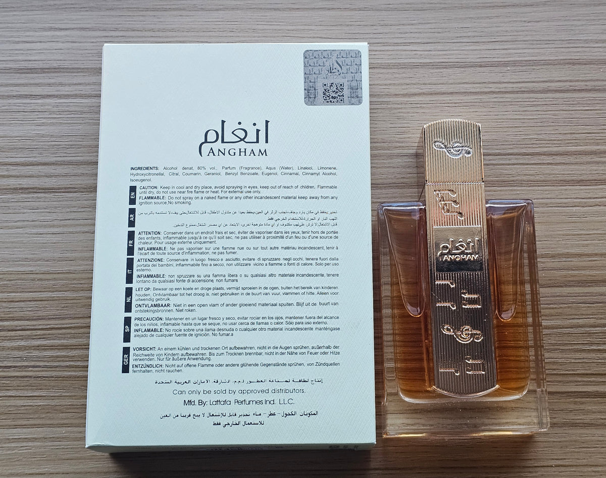 Angham 100ml EDP Unisex By Lattafa