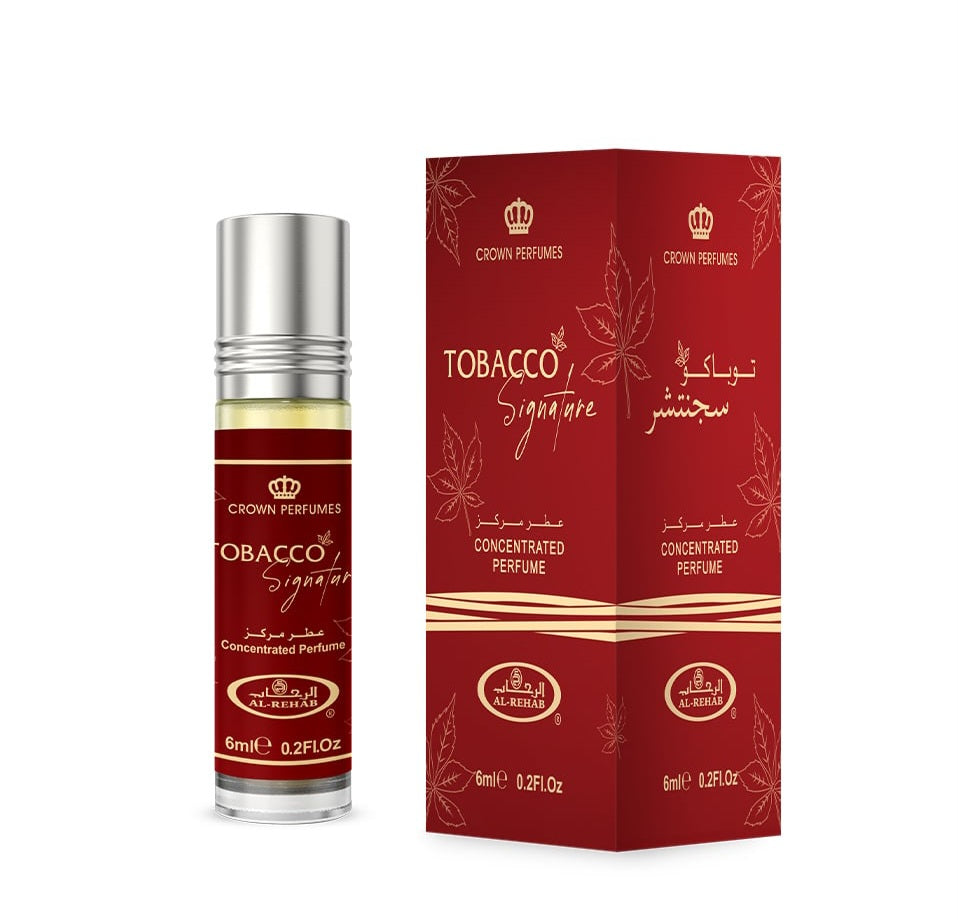 TOBACCO SIGNATURE 6 ML Oils perfumes EDP Unisex By Al Rehab