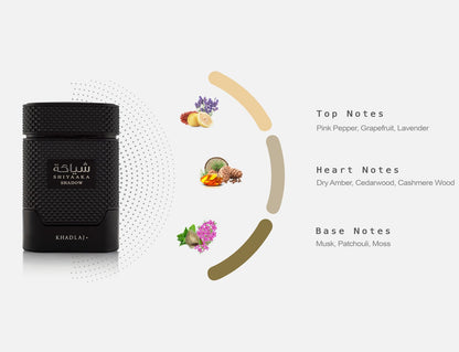 SHIYAAKA SHADOW 100ml EDP  Unisex By Khadlaj