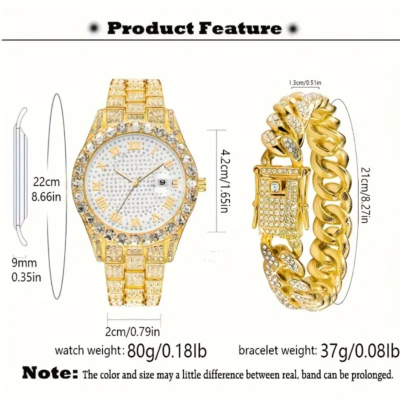 Men's Quartz Watch &Bercelt