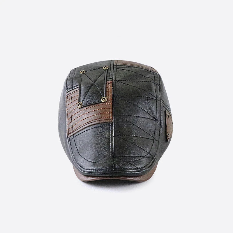 Faux leather Flat Cap's