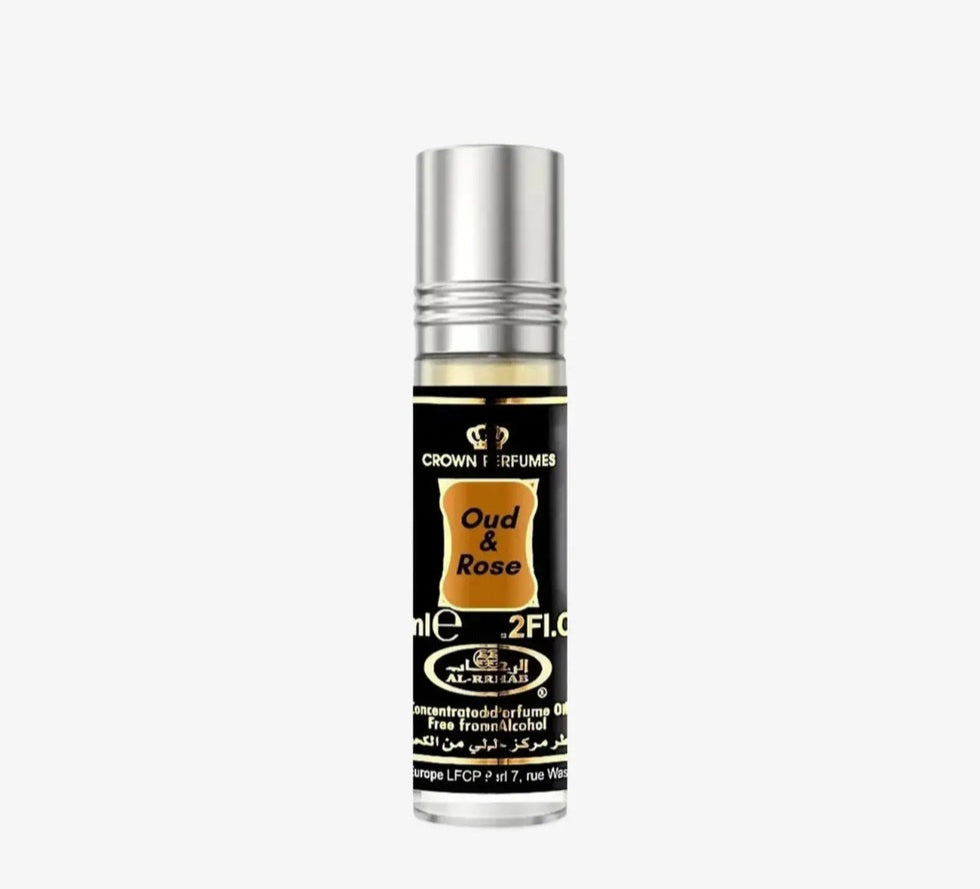 Oud &Rose 6ml Oils perfumes EDP Unisex By Al Rehab
