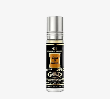 Oud &Rose 6ml Oils perfumes EDP Unisex By Al Rehab