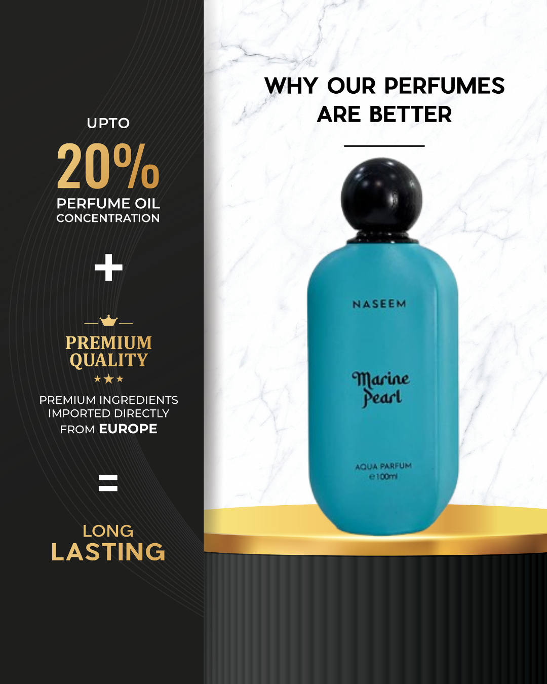 MARINE PEARL 100ml EDP Unisex By NASEEM