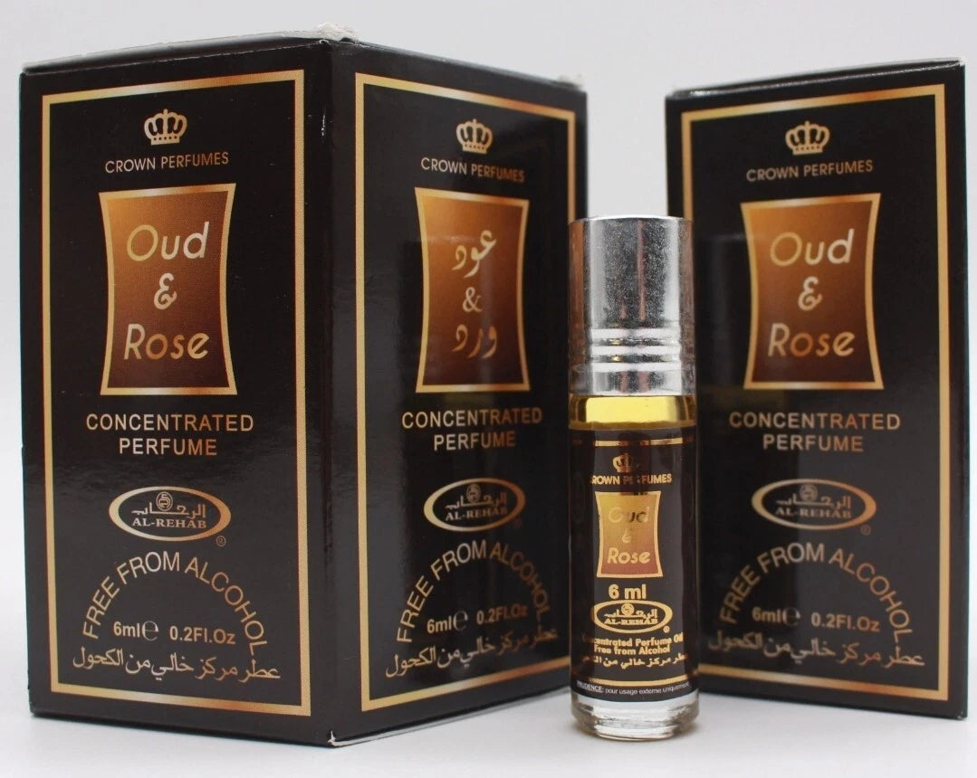 Oud &Rose Perfume Oil EDP 6ml 6pcs One Box