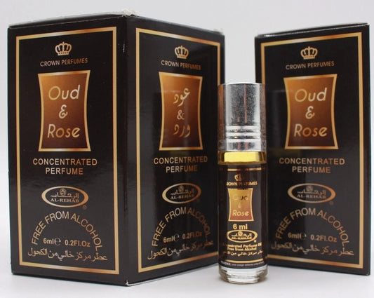 Oud &Rose Perfume Oil EDP 6ml 6pcs One Box