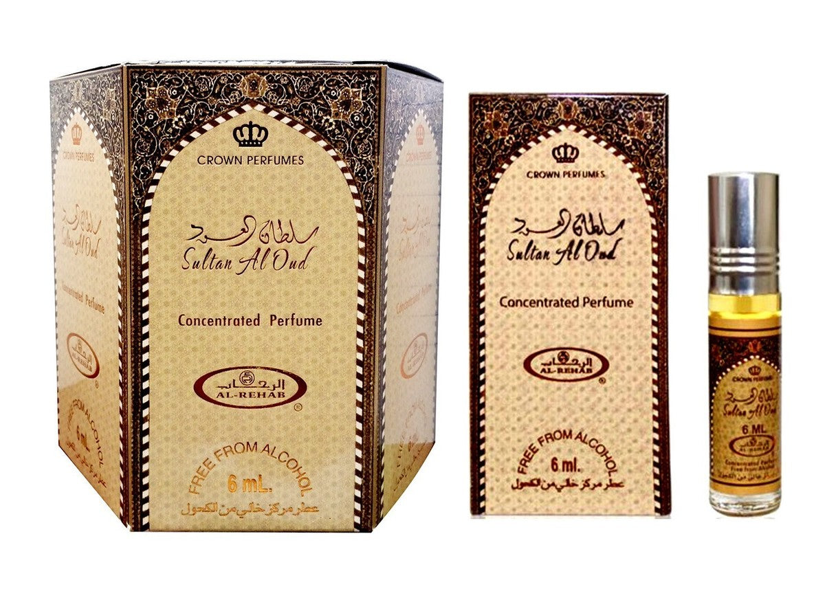 Sultan Al Oud Perfume Oil 6ml EDP 6pcs One Box