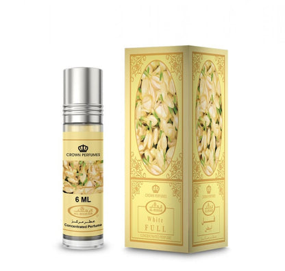 White full 6ml Oils perfumes EDP Unisex By Al Rehab