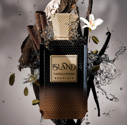 ISLAND VANILLA DUNES 100ML EXTRAIT EDP Unisex By Khadlaj