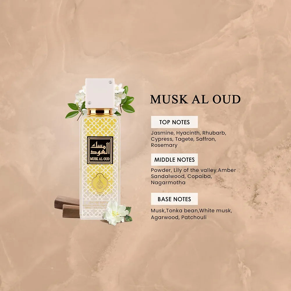 MUSK AL OUD 80ml EDP for Unisex By mahabub perfumes