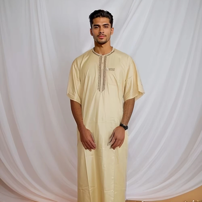 Adult Jubbha Neck Short Sleeved