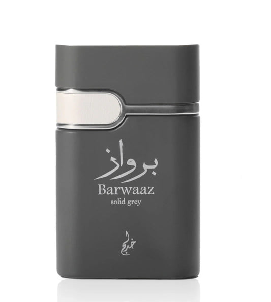 BARWAAZ SOLID GREY EDP 100ML Unisex By Khadlaj