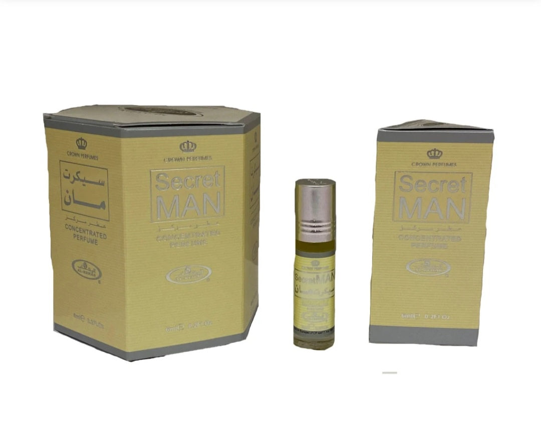 Secret Man Perfume Oil EDP 6ml 6pcs One Box