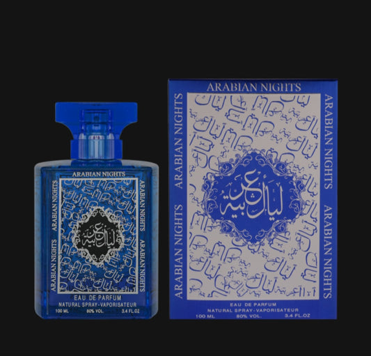 Arabian Nights Blue 100ml EDP for Unisex By mahabub perfumes