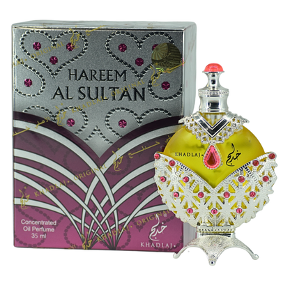 HAREEM AL SULTAN SILVER 35ML Oils perfumes EDP Unisex By Khadlaj