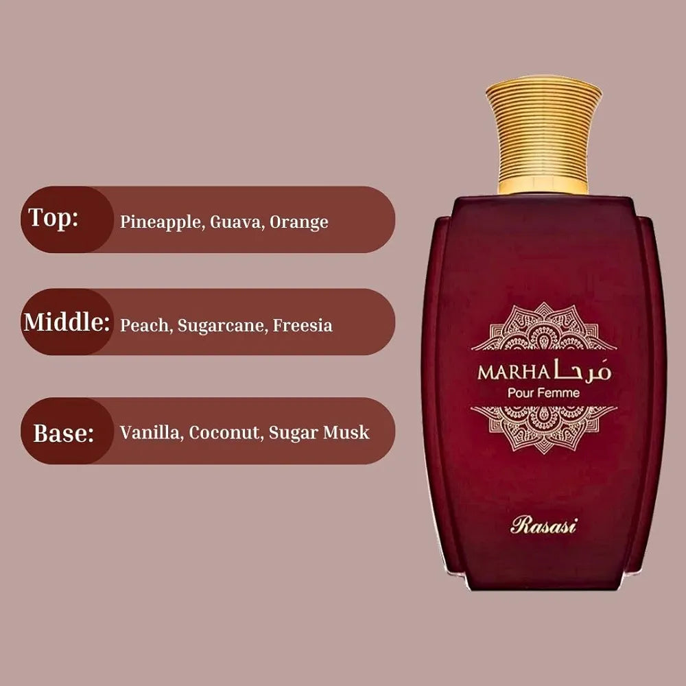 Marha Pour Femme 100ml EDP Unisex By Rasasi