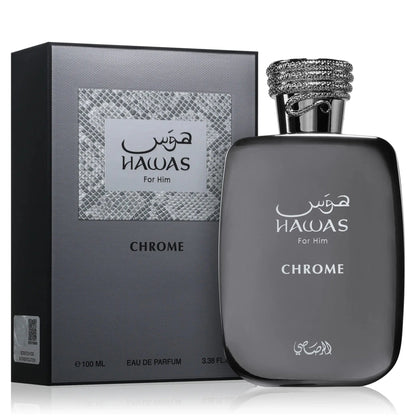 Hawas Chrome 100ml EDP for Men's