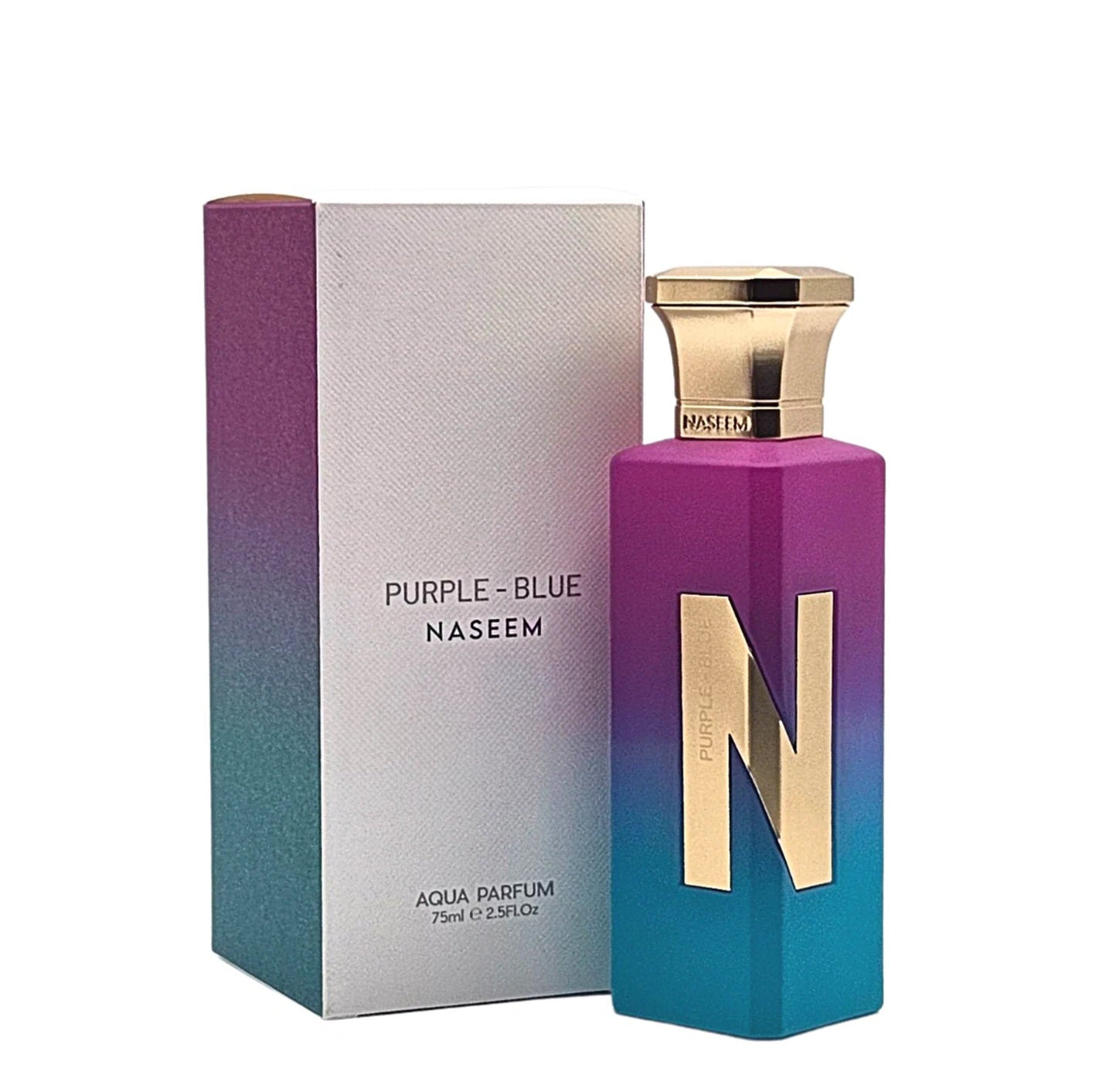 PURPLE BLUE Aqua parfum 75ml EDP Unisex By NASEEM