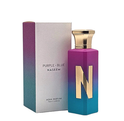 PURPLE BLUE Aqua parfum 75ml EDP Unisex By NASEEM