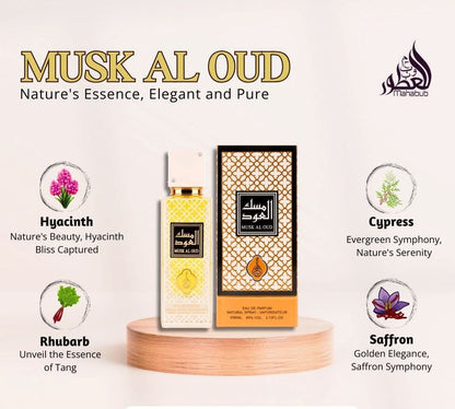 MUSK AL OUD 80ml EDP for Unisex By mahabub perfumes