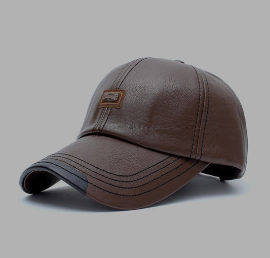 Pu leather Baseball Cap's