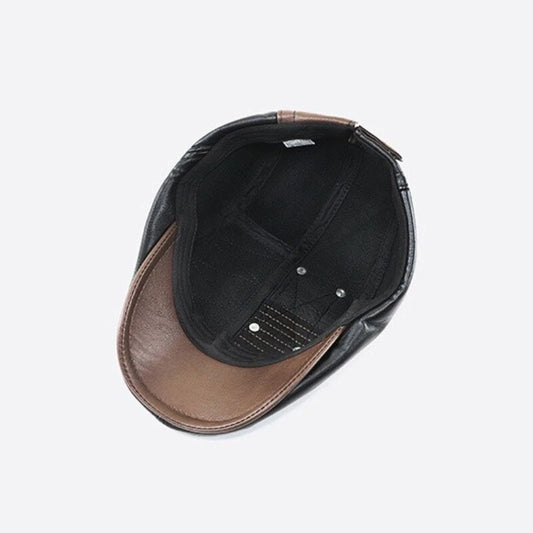Faux leather Flat Cap's