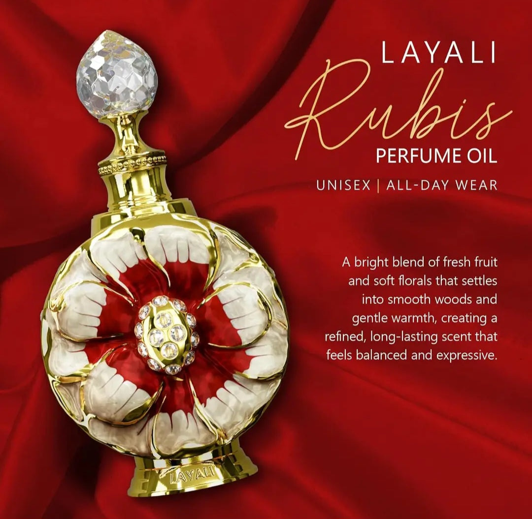 Swiss arbian Layali Rubis Perfumes Oils 15ml for Woman's