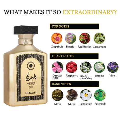 Meera Gold 100ml EDP Unisex By Nusuk