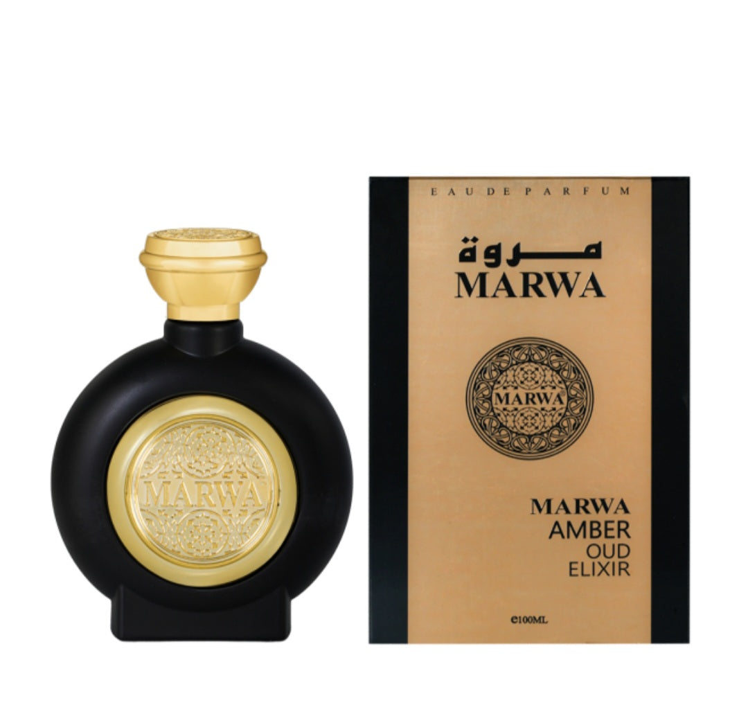 MARWA AMBER OUD ELIXIR 100ml EDP for Unisex By mahabub perfumes