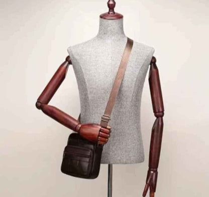 Leather Men's Square Bag