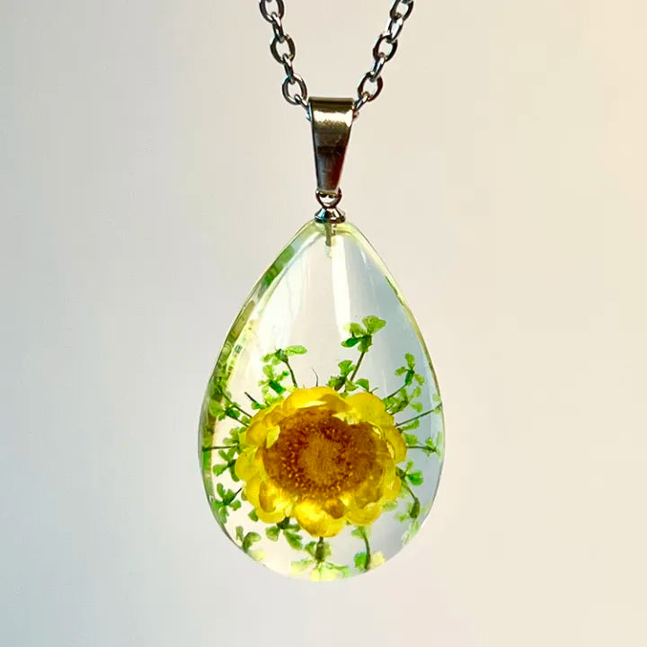 Flower Necklace Resin Jewelry For Women