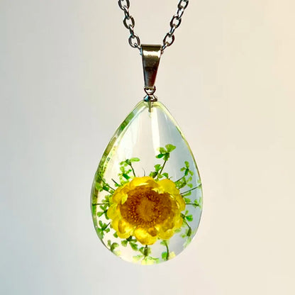 Flower Necklace Resin Jewelry For Women