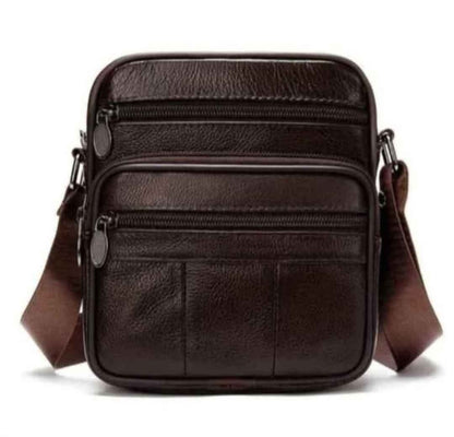 Leather Men's Square Bag