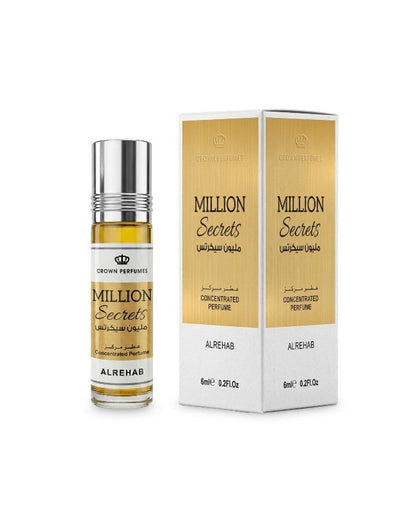 Million Secrets Perfume Oil 6ml for Unisex By Al Rehab