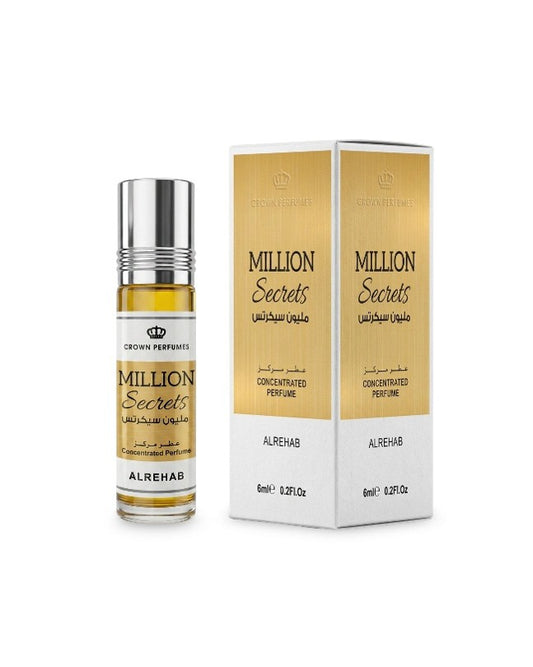 Million Secrets Perfume Oil 6ml for Unisex By Al Rehab