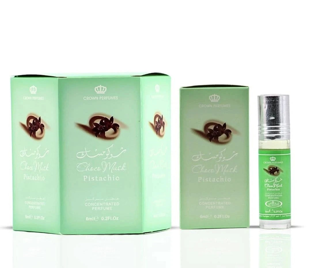 Choco Musk Pistachio Perfume Oil 6ml 6pcs One Box