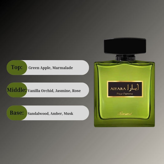 Aiyara Pour Femme EDP 100ml For Unisex By Rasasi