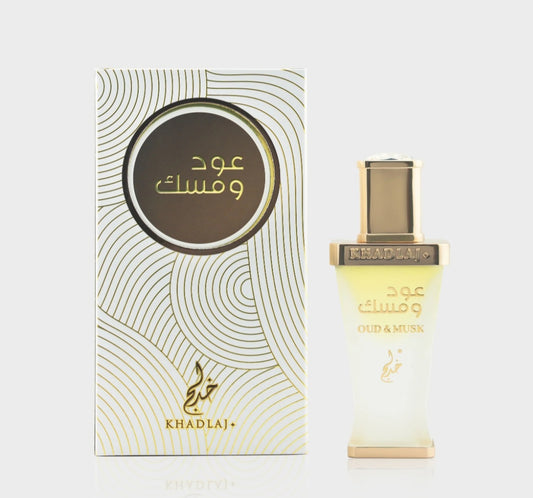 OUD&MUSK 20ML Oils Perfumes EDP Unisex By Khadlaj