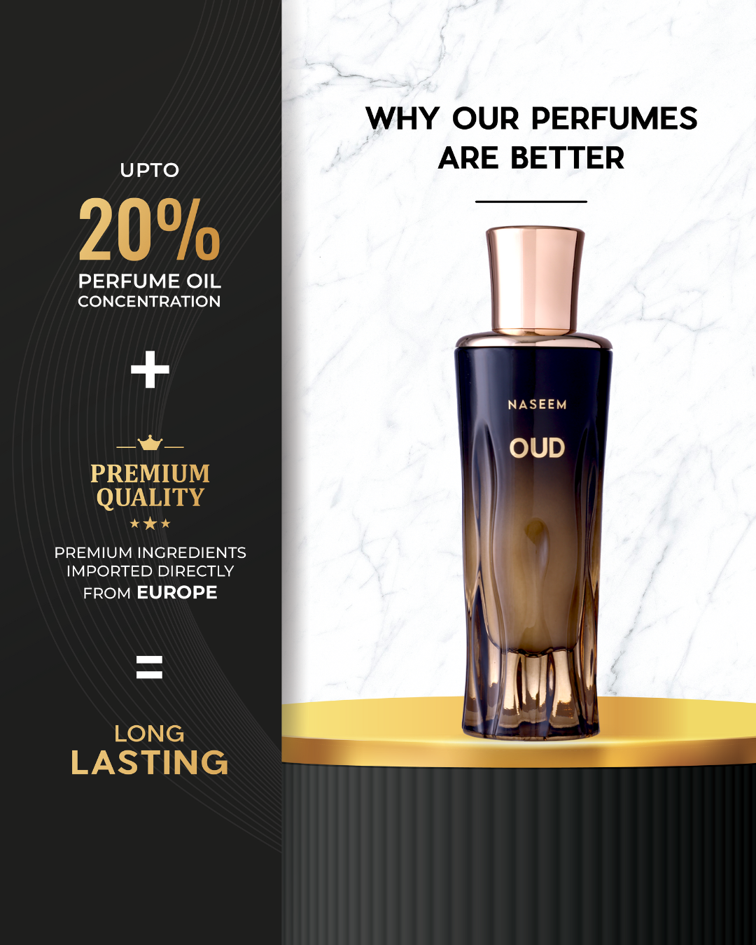 Oud 80ml EDP Unisex By NASEEM