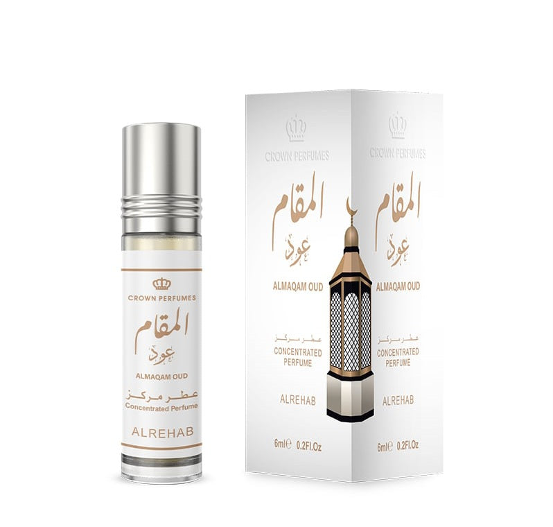 Almaqam Oud 6ml Oils perfumes EDP Unisex By Al Rehab
