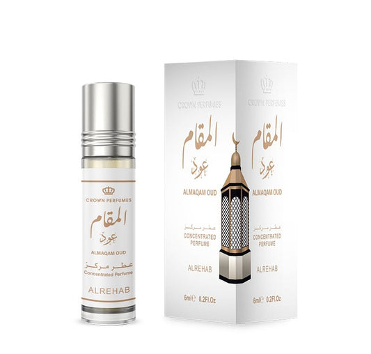 Almaqam Oud 6ml Oils perfumes EDP Unisex By Al Rehab