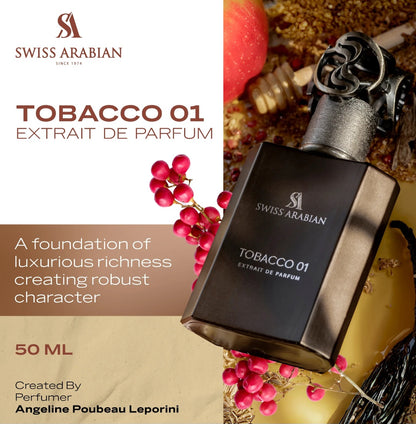 TOBACCO 01 Extrait 50ml for Unisex By Swiss Arabian