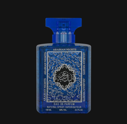 Arabian Nights Blue 100ml EDP for Unisex By mahabub perfumes
